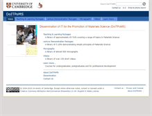 Tablet Screenshot of doitpoms.ac.uk